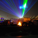 Image for article titled The Mojave Desert Like You've Never Seen: Lit Up With Lasers And Fire